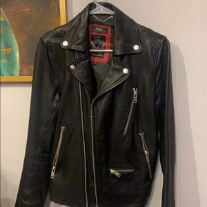 Diesel leather jacket unisex